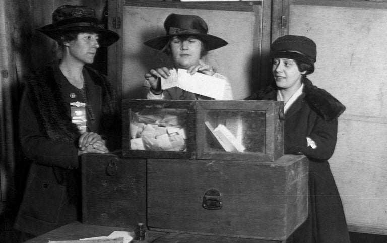100 years ago women won the right to vote in NY