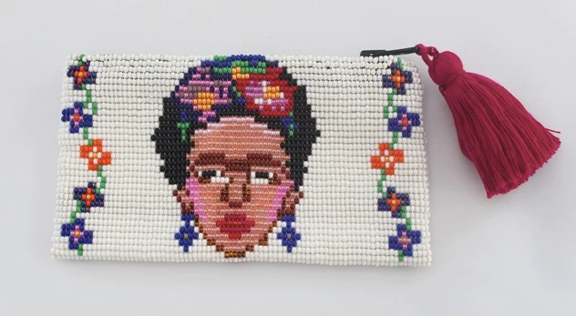 Frida Glass Bead Coin Purse